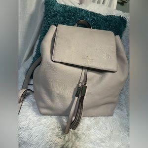 Kate Spade light pink Wilder Grey Street pebbled leather backpack purse